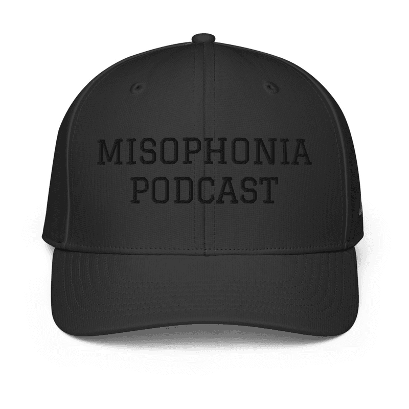 Adidas x Misophonia Podcast Cap – Monochrome Edition (Black thread)